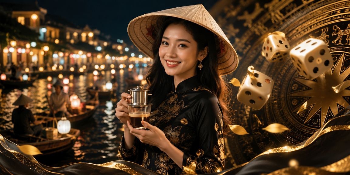 Người chơi tại Hội An trải nghiệm tài xỉu và cờ bạc trực tuyến bên nón lá truyền thống