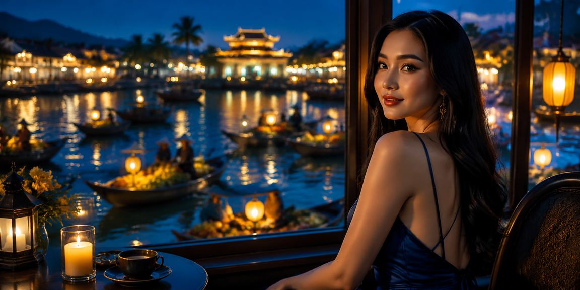 Người dùng tại Huế thưởng thức cà phê và sử dụng app cá cược trực tuyến trên điện thoại